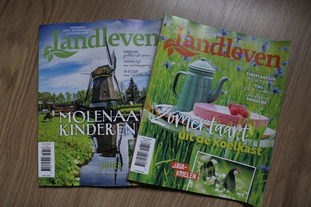 Tijdschrift landleven 2 stuks juli 2021+ juni 2022, Boeken, Tijdschriften en Kranten, Ophalen, Zo goed als nieuw, Damesbladen