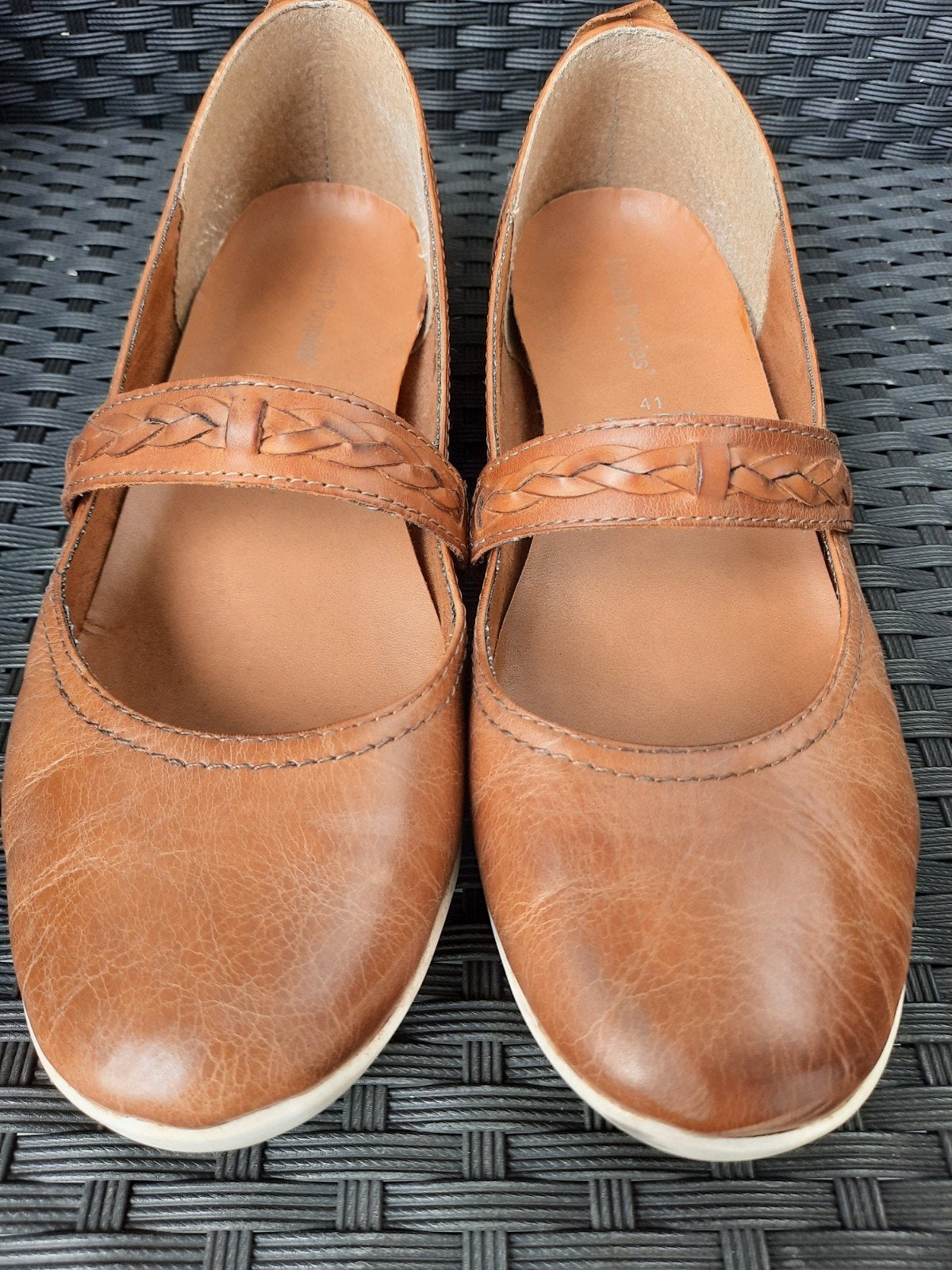 Hush Puppies Ballerina's - Maat 41, Bruin, Zo goed als nieuw, Hush Puppies, Ballerina's