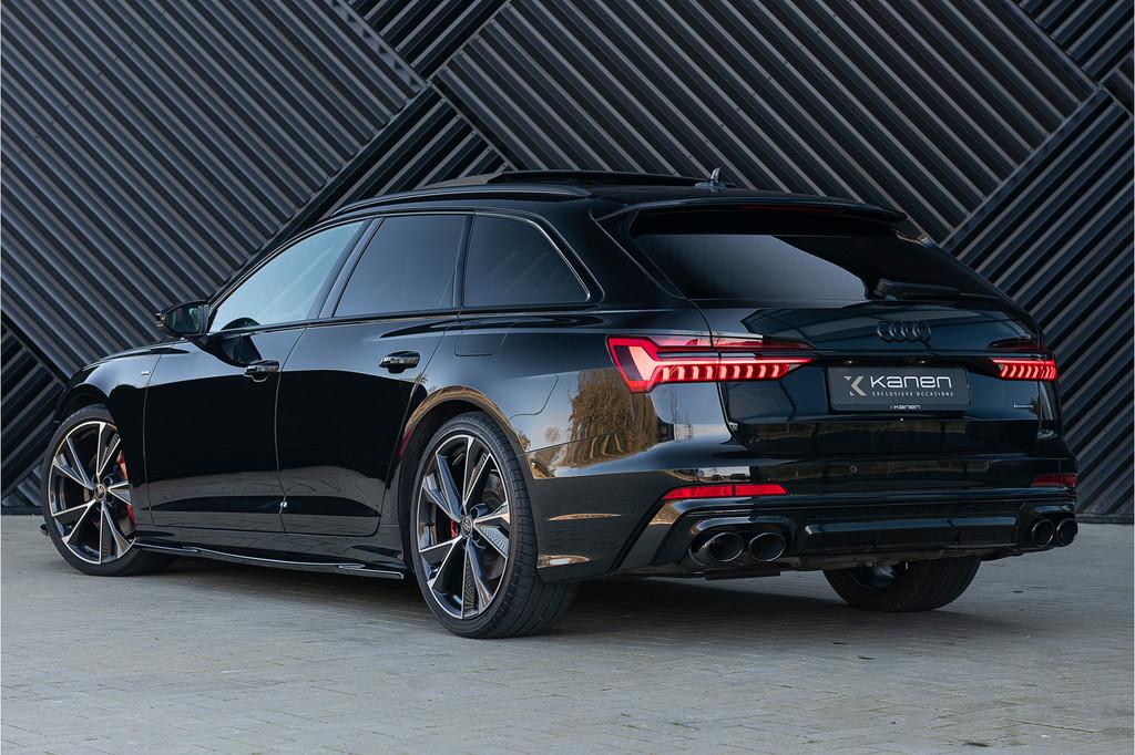 Audi A6 Avant 55 TFSI e quattro S-Line ACC Pano RS Zetel Mem, Automaat, Gebruikt, 4 cilinders, Zwart
