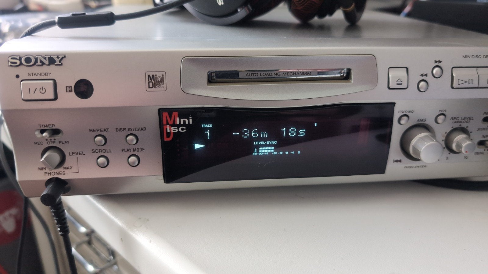 Sony MDS-S707, Audio, Tv en Foto, Walkmans, Discmans en Minidiscspelers, Ophalen, Minidisc-recorder
