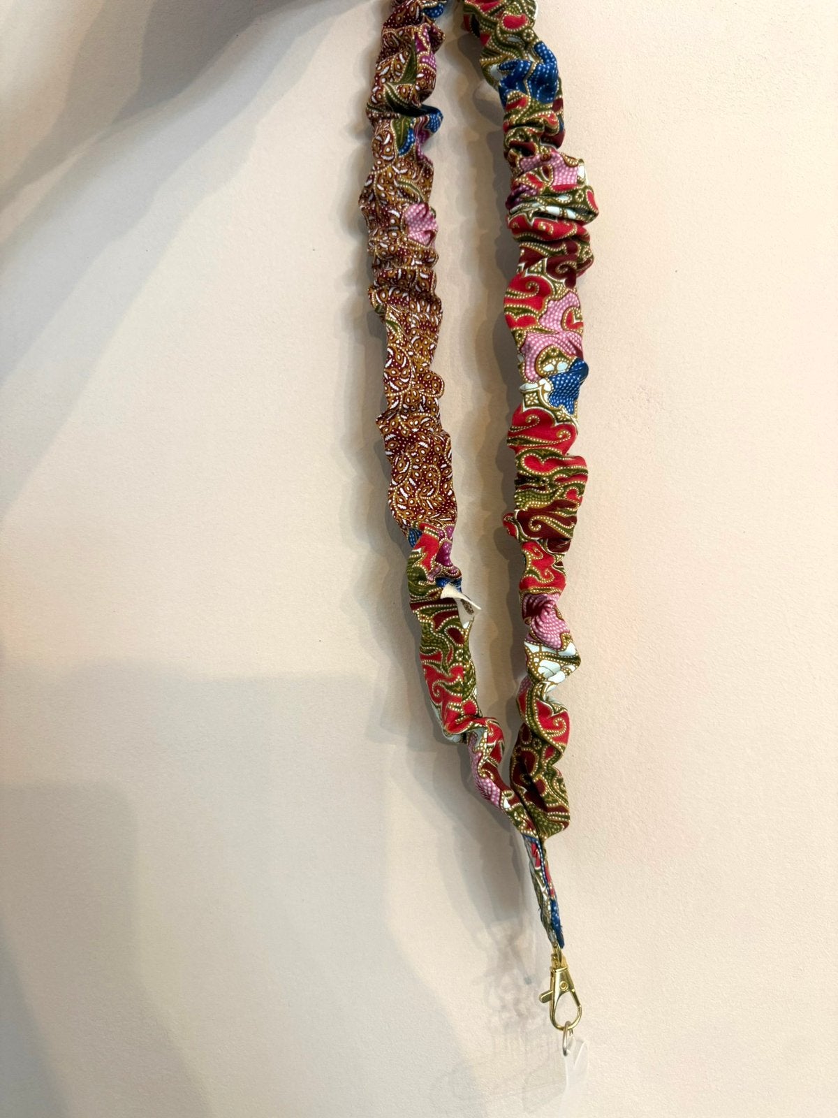 Batik keycord / phonestrap/ badgehouder, Ophalen of Verzenden, Zo goed als nieuw