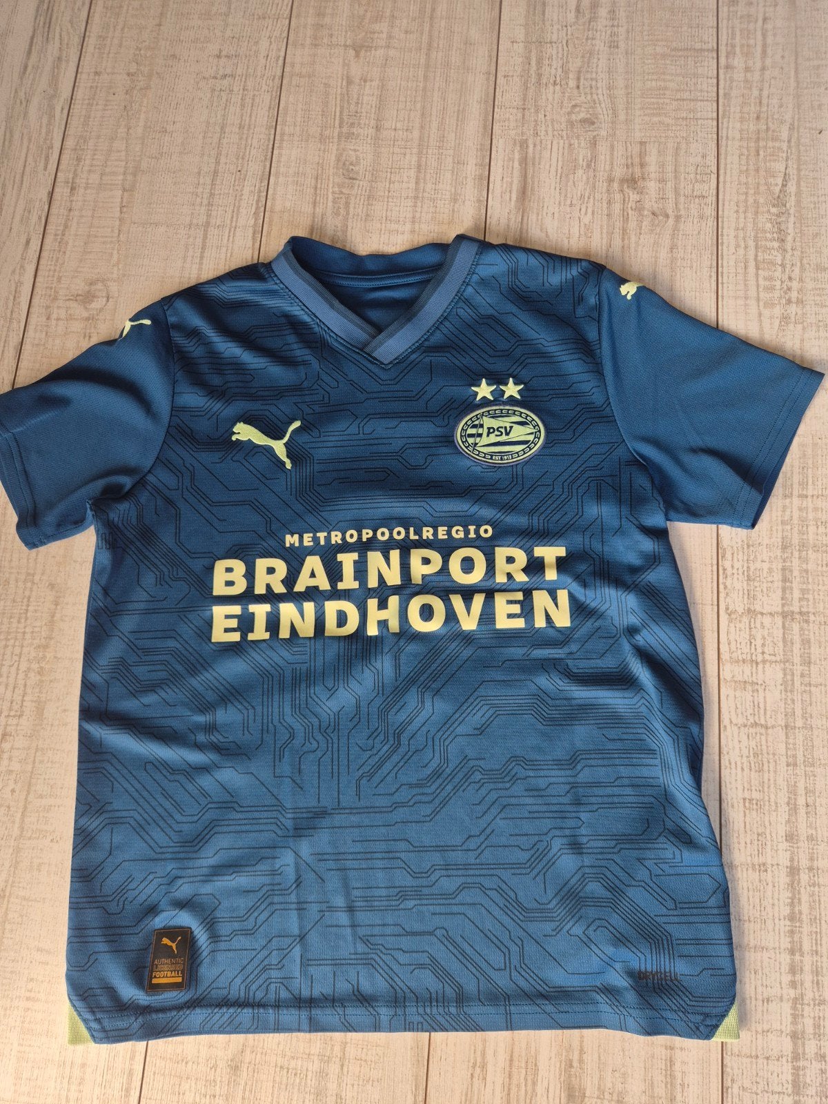 PSV Uitshirt 2023/2024 - Maat L - Noa Lang 7, Blauw, Ophalen of Verzenden, Zo goed als nieuw, Voetbal