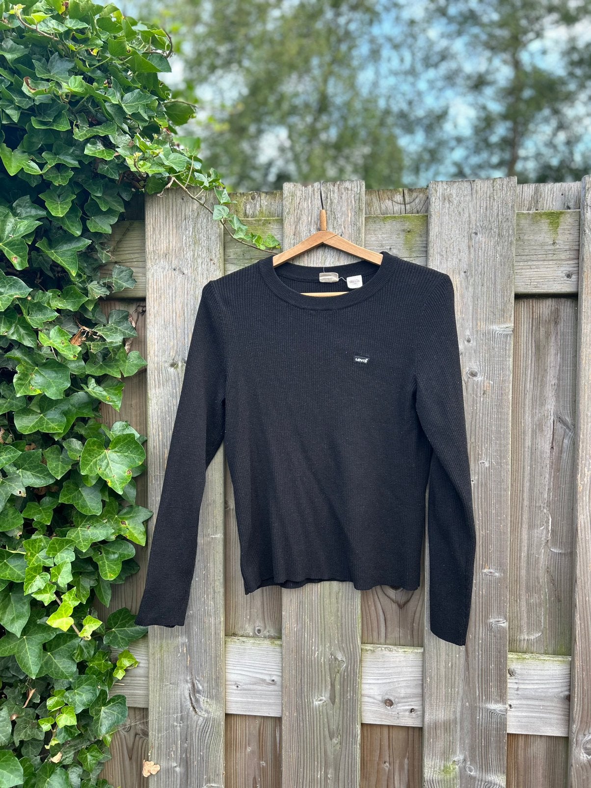 Levi’s longsleeve – zwart – maat L, Ophalen of Verzenden, Zo goed als nieuw, Maat 38/40 (M), Zwart