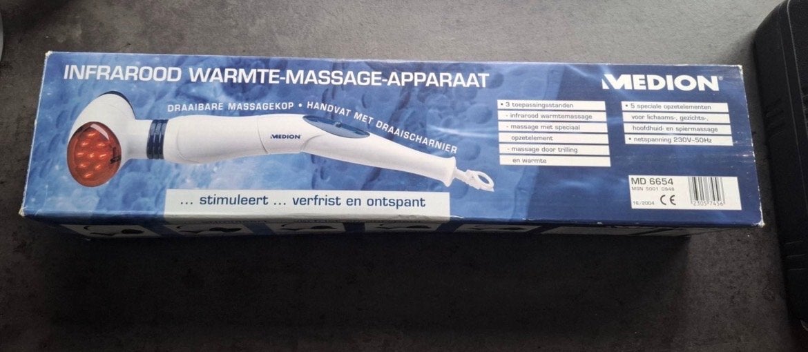 Medion Infrarood Warmte-Massage-Apparaat MD 6654, Sport en Fitness, Massageproducten, Ophalen of Verzenden, Nieuw, Apparaat