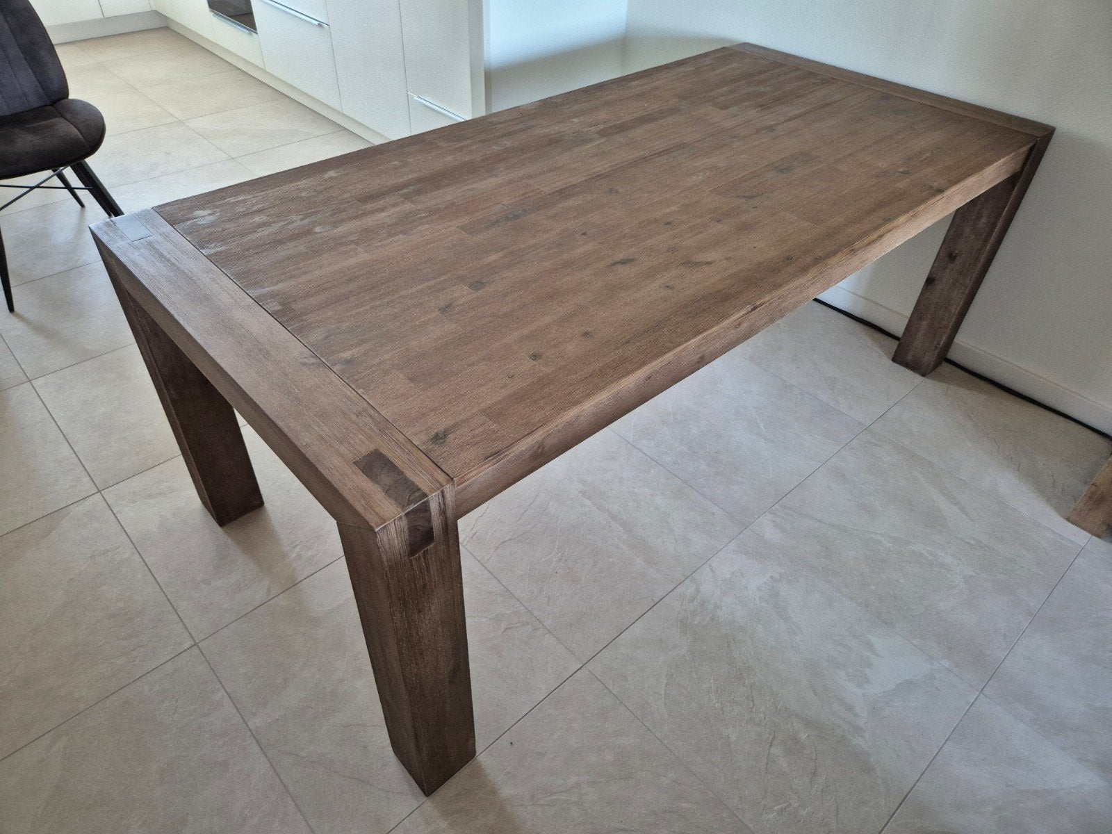 Mooie eettafel en stoelen, Huis en Inrichting, Tafels | Eettafels, Ophalen, 200 cm of meer, 50 tot 100 cm, Zo goed als nieuw