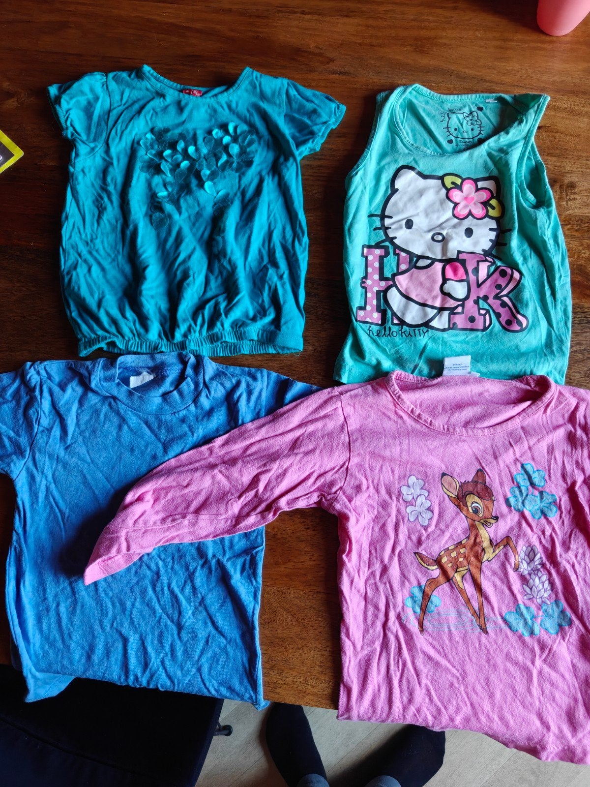 Meisjes kledingpakket maat 110 - 4 shirts, Kinderen en Baby's, Kinderkleding | Maat 110, Ophalen of Verzenden, Gebruikt, Meisje