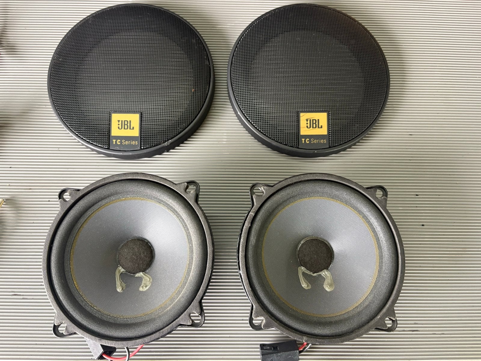 JBL TC12 en TC50 speakerset met passief filter, Ophalen of Verzenden, Gebruikt