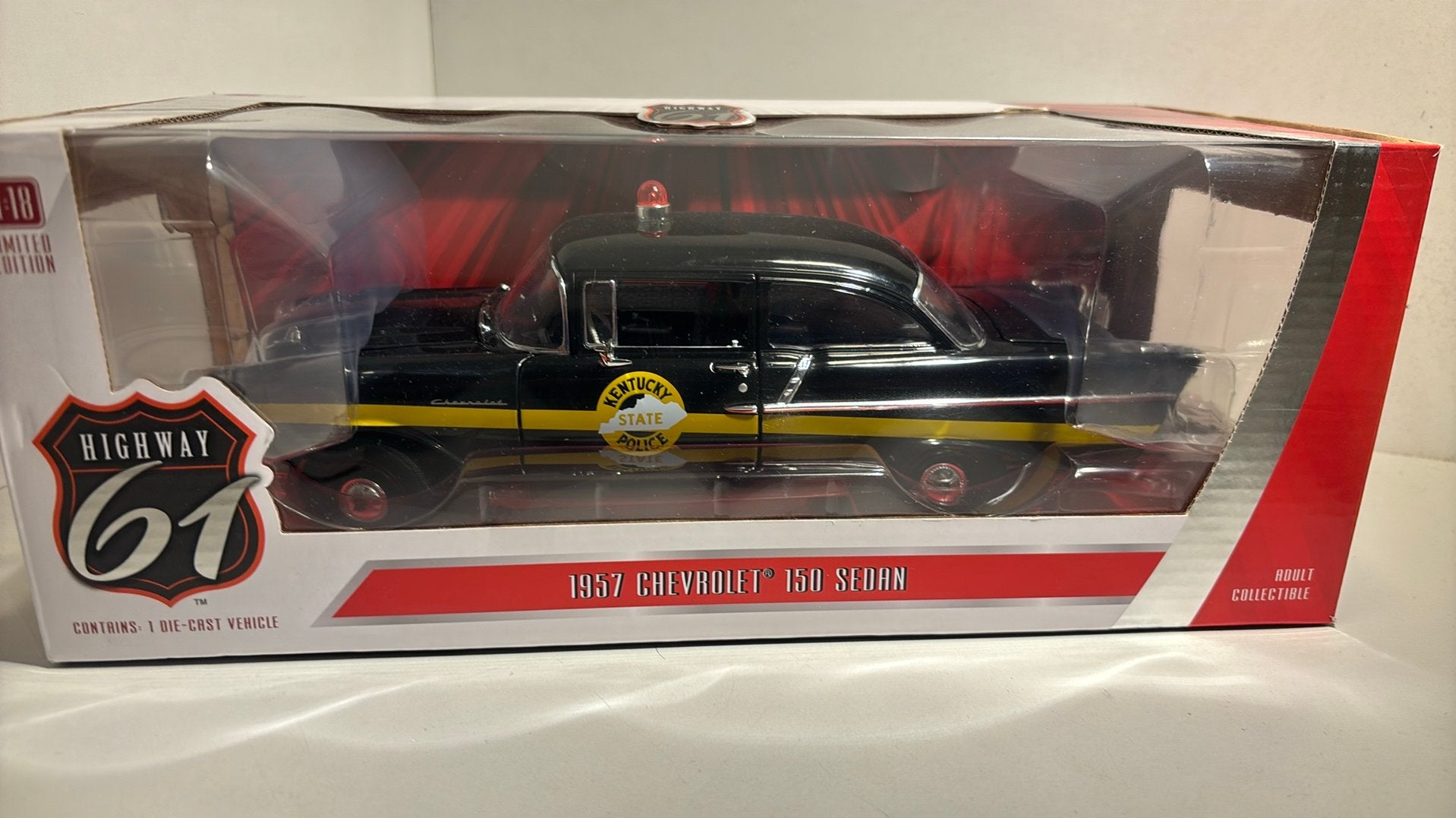 Chevrolet 150 sedan police 1957 highway61 1.18, Hobby en Vrije tijd, Overige merken, Ophalen of Verzenden, A, A