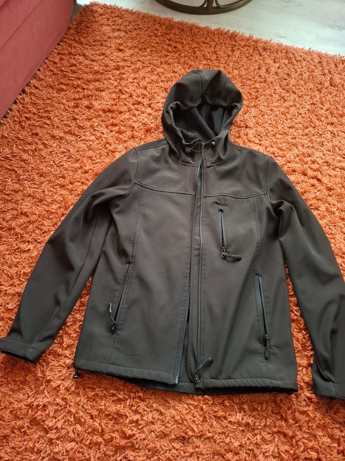Softshell Jas, Ophalen, Zwart, Zo goed als nieuw, Identic