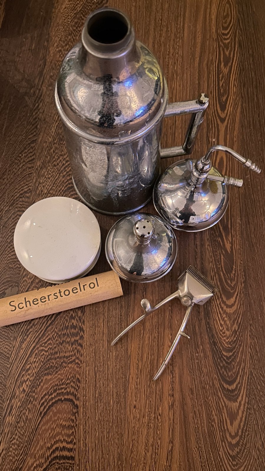 Vintage Kappersbenodigdheden Set - Unieke Collectie, Ophalen of Verzenden