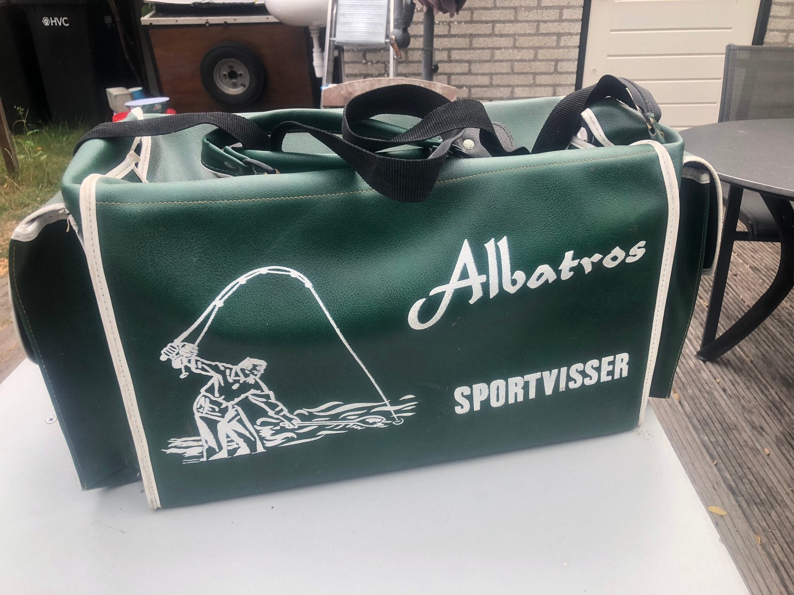 Albatros vistas, Watersport en Boten, Hengelsport | Algemeen, Ophalen of Verzenden, Zo goed als nieuw, Koffer of Tas