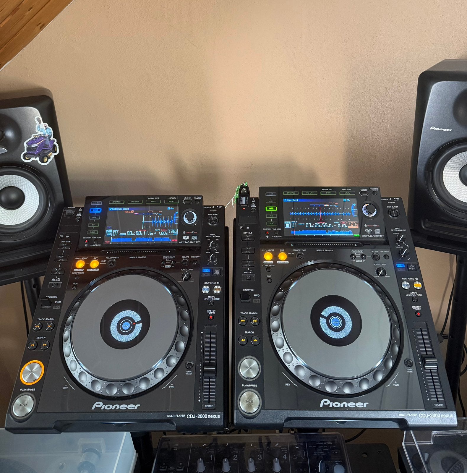 Pioneer DJ set: 2x CDJ2000 Nexus, Muziek en Instrumenten, Dj-sets en Draaitafels, Ophalen, Zo goed als nieuw, Pioneer