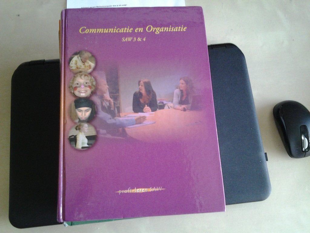 Communicatie en organisatie SAW 3 & 4, Ophalen of Verzenden, Alpha, Zo goed als nieuw, MBO