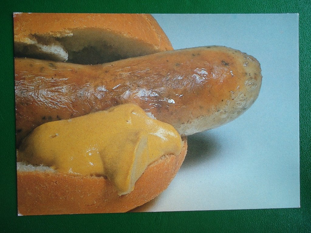 (181) Kaart: Broodje worst, Verzenden, 1980 tot heden, Gelopen, Overige thema's