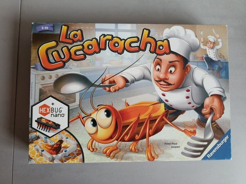La Cucaracha bordspel + HEXBUG nano, Drie of vier spelers, Ophalen of Verzenden, Zo goed als nieuw, Ravensburger