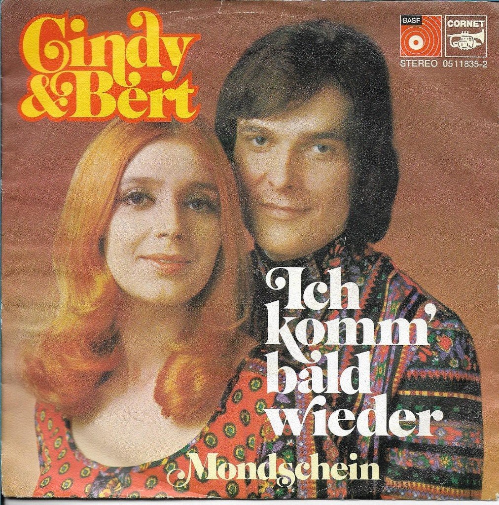 Cindy & Bert - Ich komm bald wieder, Ophalen of Verzenden, Gebruikt, 7 inch, Pop