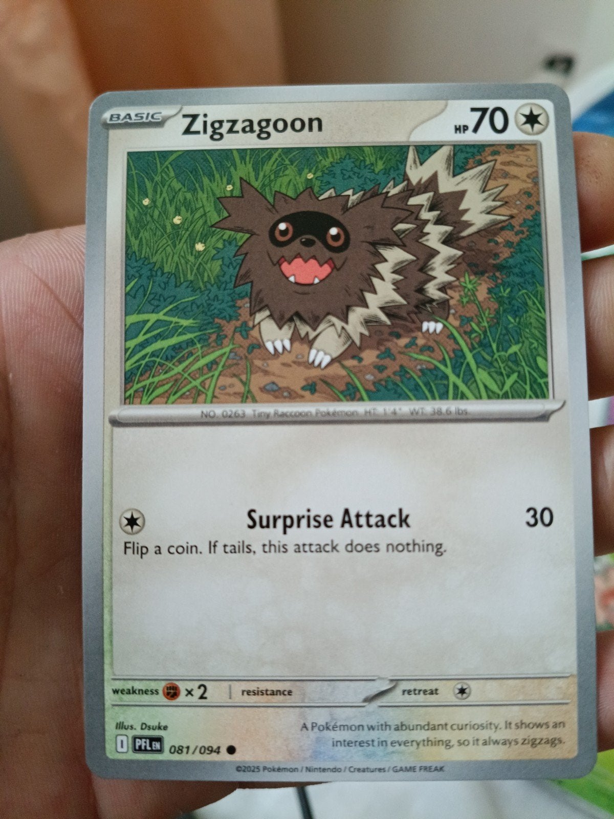 Pokémon Kaart Zigzagoon 081/094 - Splinternieuw, Ophalen of Verzenden
