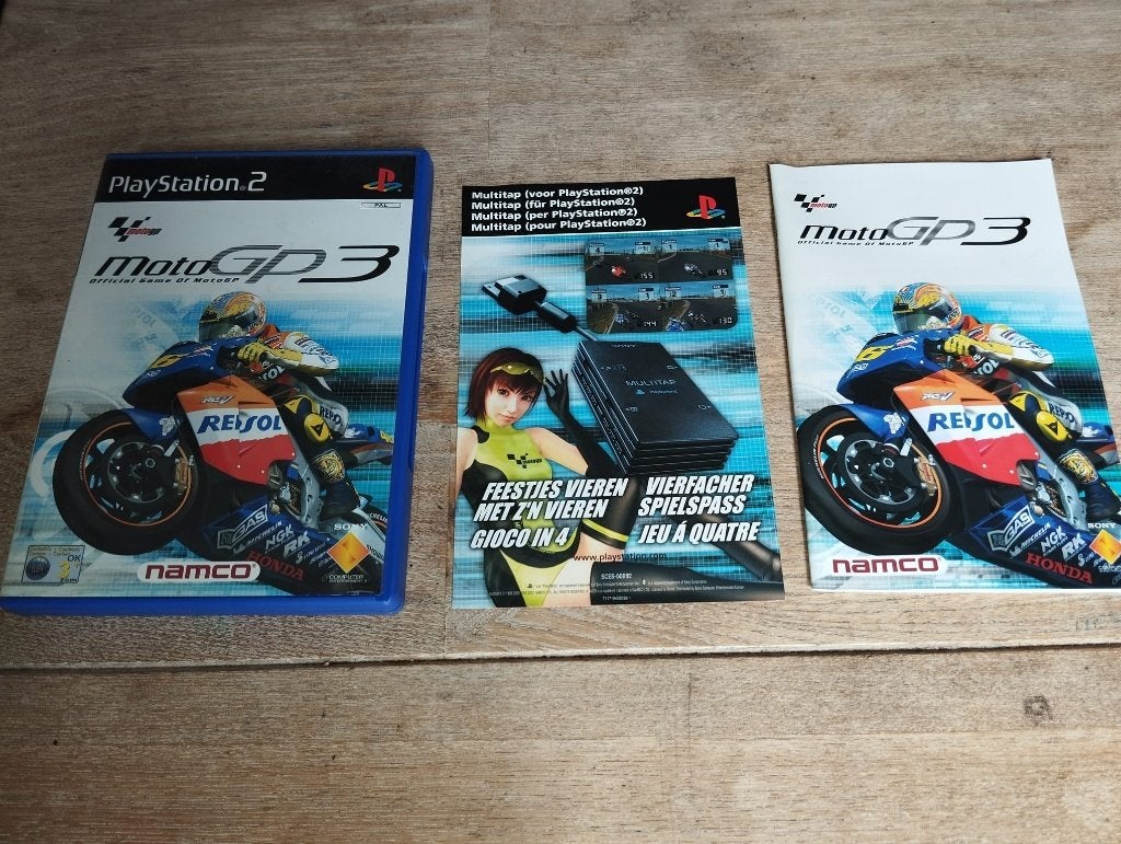 Moto GP 3 playstation 2 ps2 game, Racen en Vliegen, 2 spelers, Ophalen of Verzenden, Zo goed als nieuw