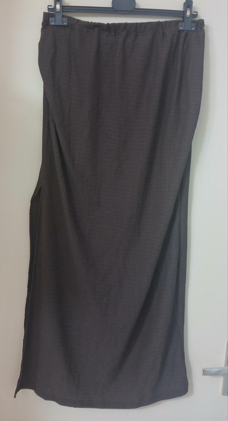 Dames rok - Donker bruin- Split aan zijkant-Maat xxl - Shein, Bruin, Maat 46/48 (XL) of groter, Ophalen of Verzenden, Zo goed als nieuw