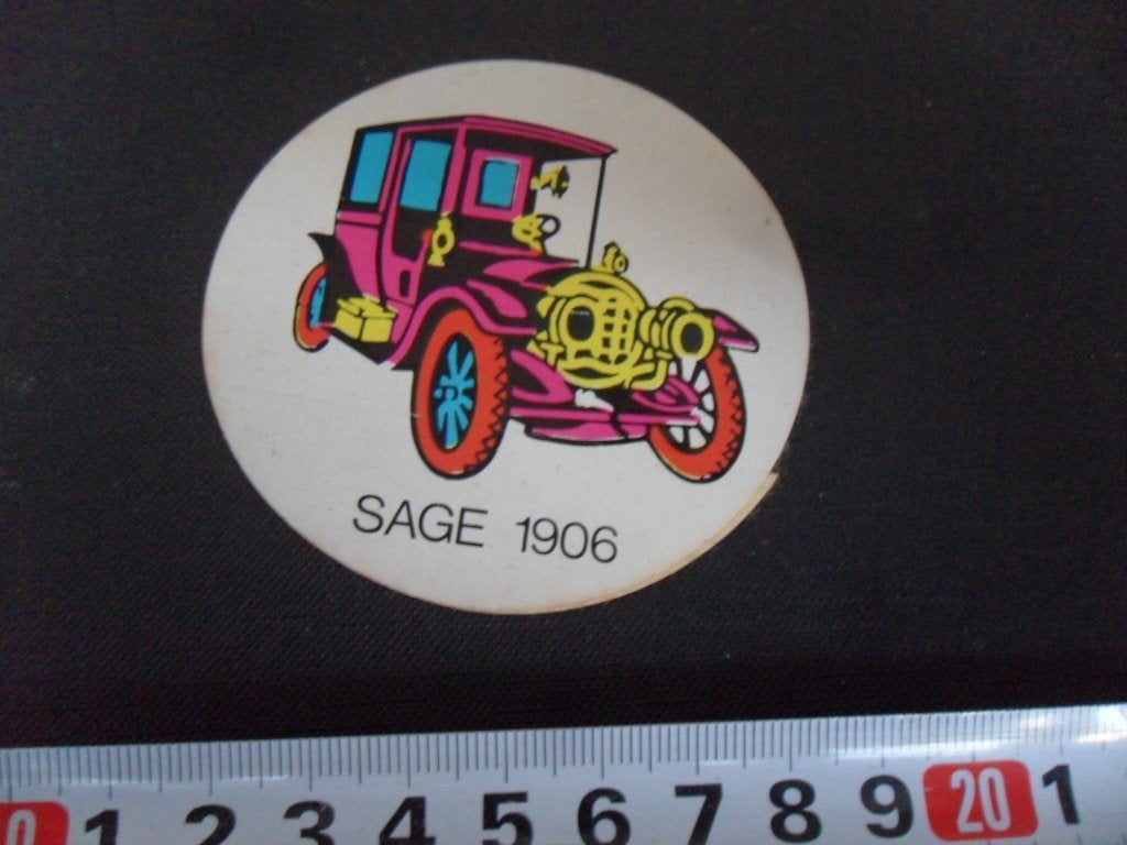 sticker Oldtimer  SAGE 1906, Ophalen of Verzenden, Zo goed als nieuw