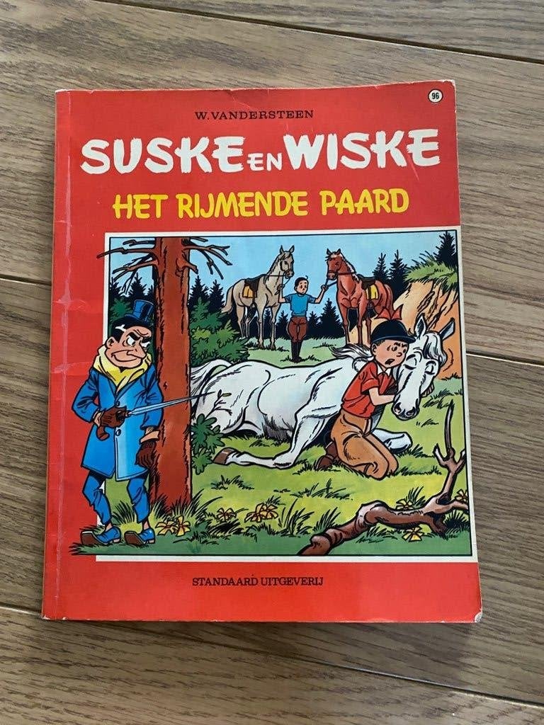 Suske en Wiske 96 Het rijmende paard (1e druk), Eén stripboek, Ophalen of Verzenden, Zo goed als nieuw