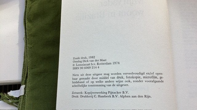 Thea Beckman. Mijn vader woont in Brazilië. Hardcover, Ophalen of Verzenden, Zo goed als nieuw