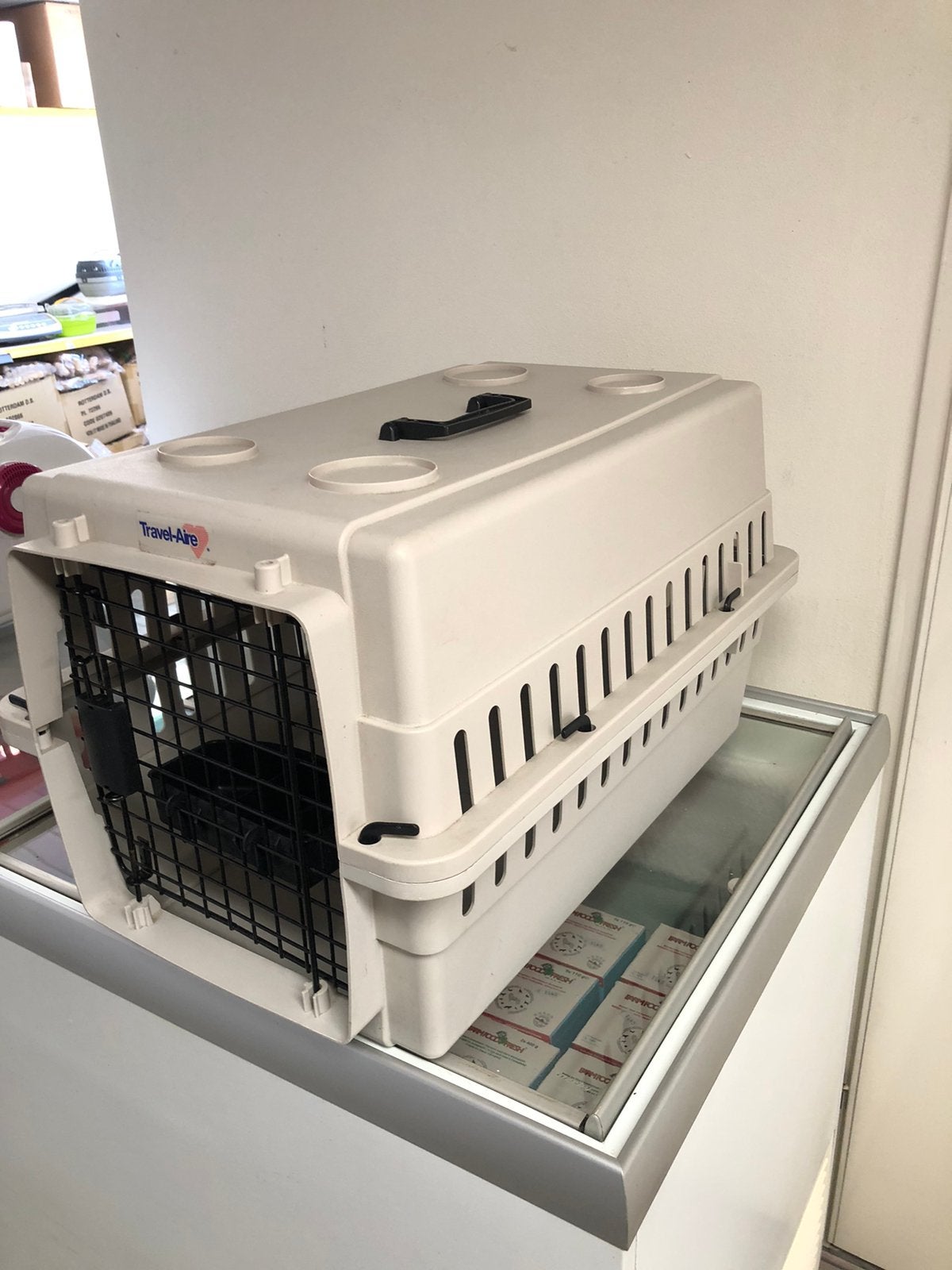 Vervoersbox groot, Dieren en Toebehoren, Ophalen, Zo goed als nieuw