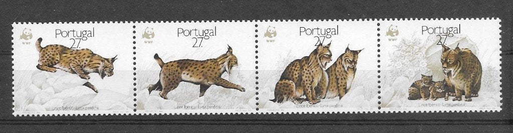 Portugal 1988 WWF Wilde katten, Verzenden, Portugal, Postfris