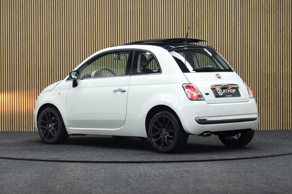 Fiat 500 0.9 TwinAir Turbo Cult | Elek. Glazen Panoramadak |, Auto's, Gebruikt, Met garantie (alle), Bedrijf, 26 km/l