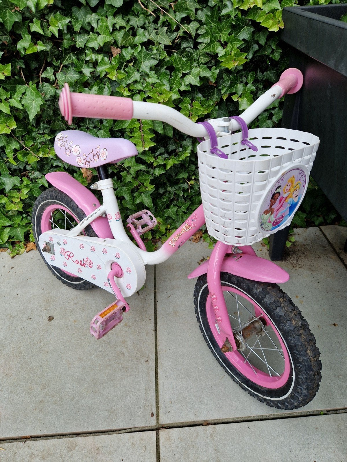 Kinderfiets met mandje, Ophalen, Gebruikt, 14 inch of minder