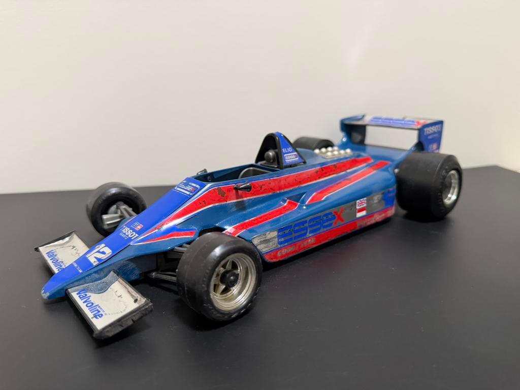 Bburago Lotus Essex F1 1/14 Elio de Angelis zonder OVP, Ophalen of Verzenden, Gebruikt, Auto