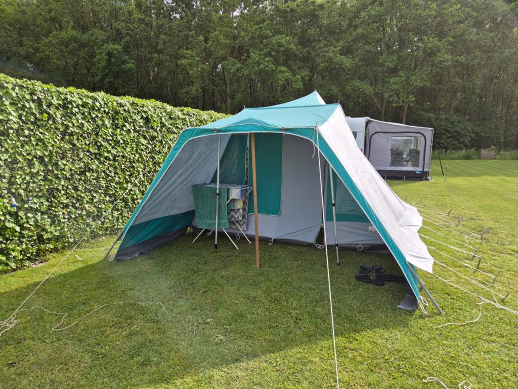 Piramide tent te koop voor 4 personen, Caravans en Kamperen, Tenten, Ophalen, Gebruikt