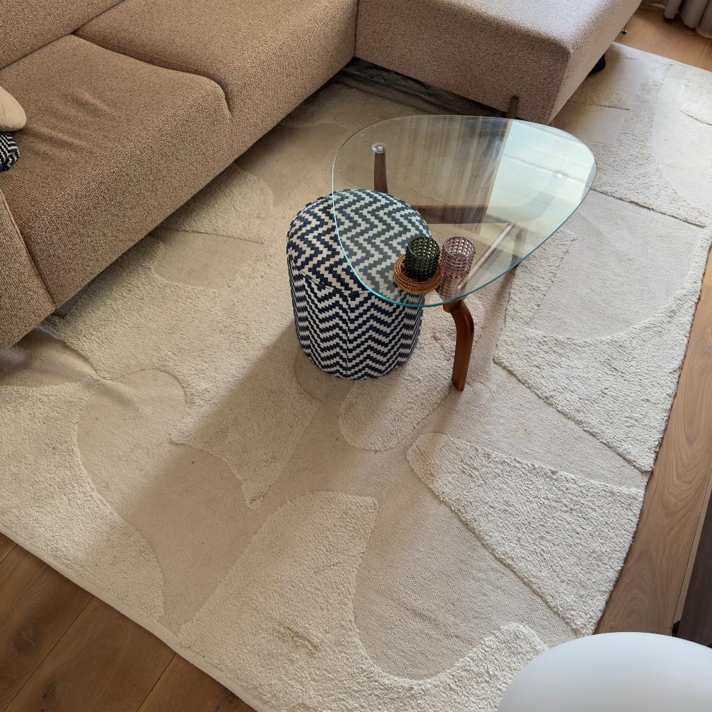 Japandi vloerkleed 190x280cm, Huis en Inrichting, Stoffering | Tapijten en Kleden, Ophalen, Japandi, Gebruikt, 150 tot 200 cm