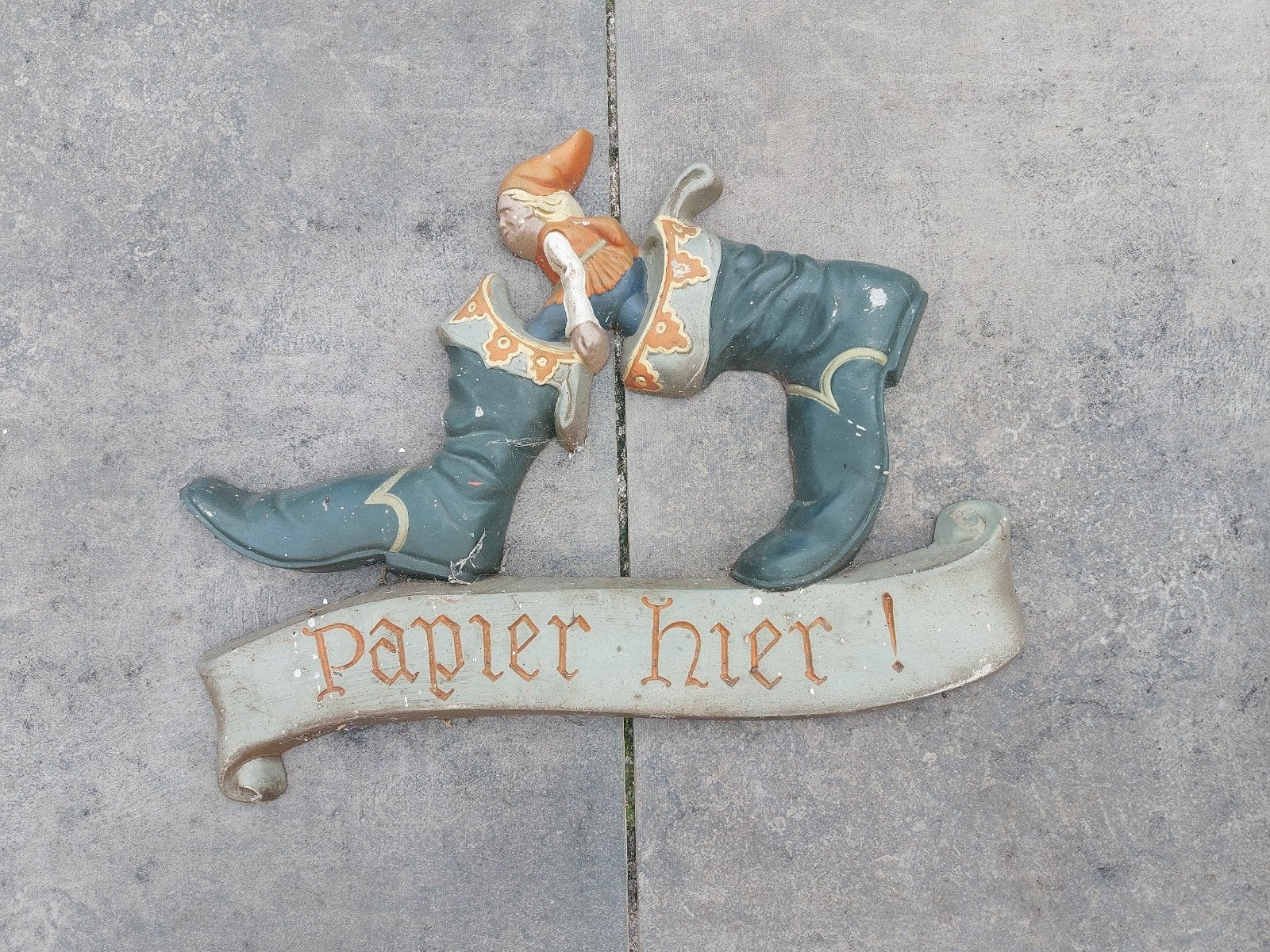 " Papier Hier " ornament, Ophalen of Verzenden