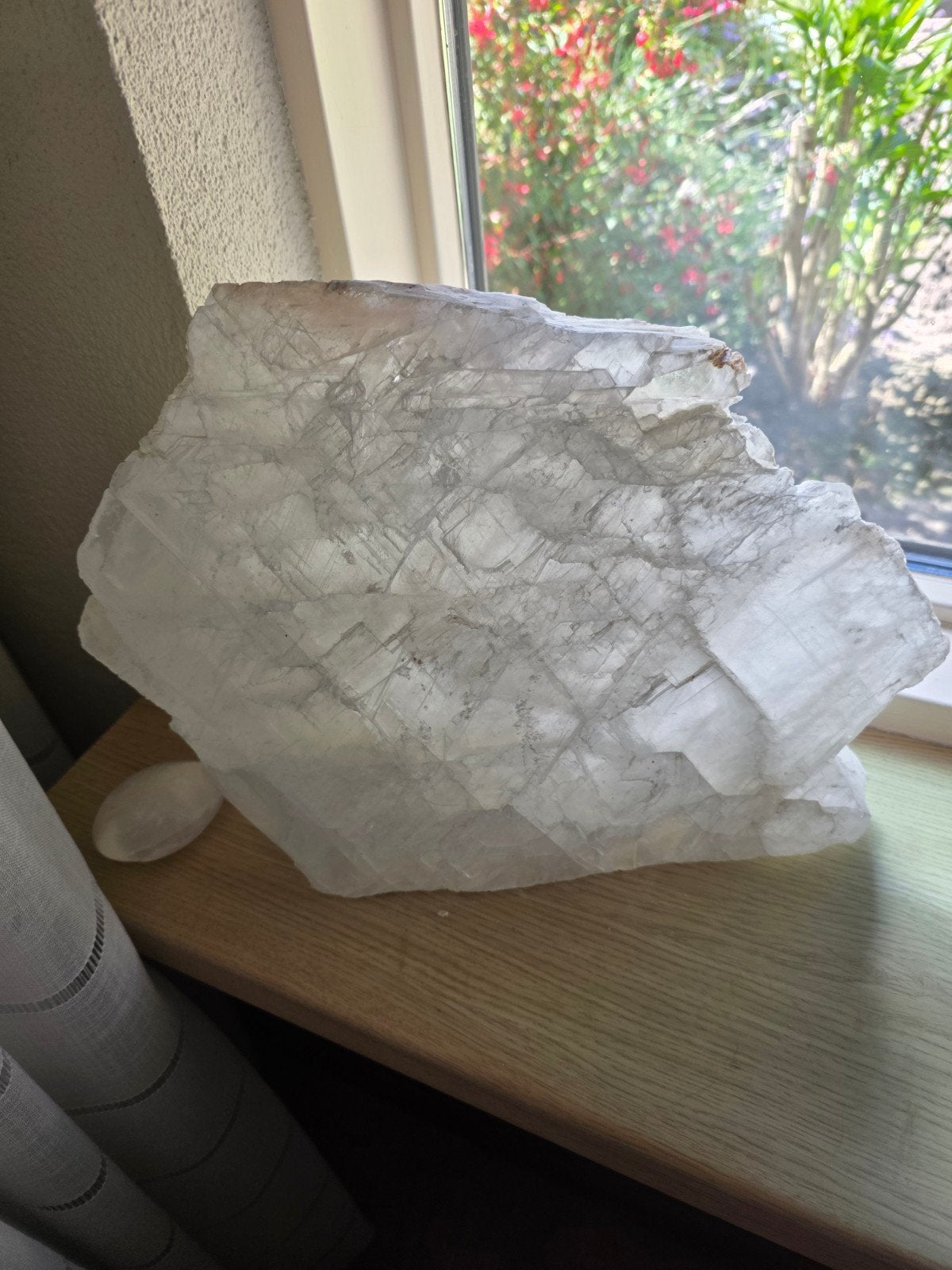 Prachtig groot Seleniet/Maraglas Gips stuk (9 kg), Verzamelen, Mineralen en Fossielen, Ophalen of Verzenden, Mineraal