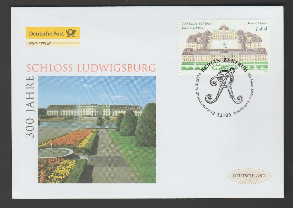 Duitsland - FDC Michelnr 2398 - 300 jaar Slot Ludwigsburg, Verzenden, 1990 tot heden, Postfris