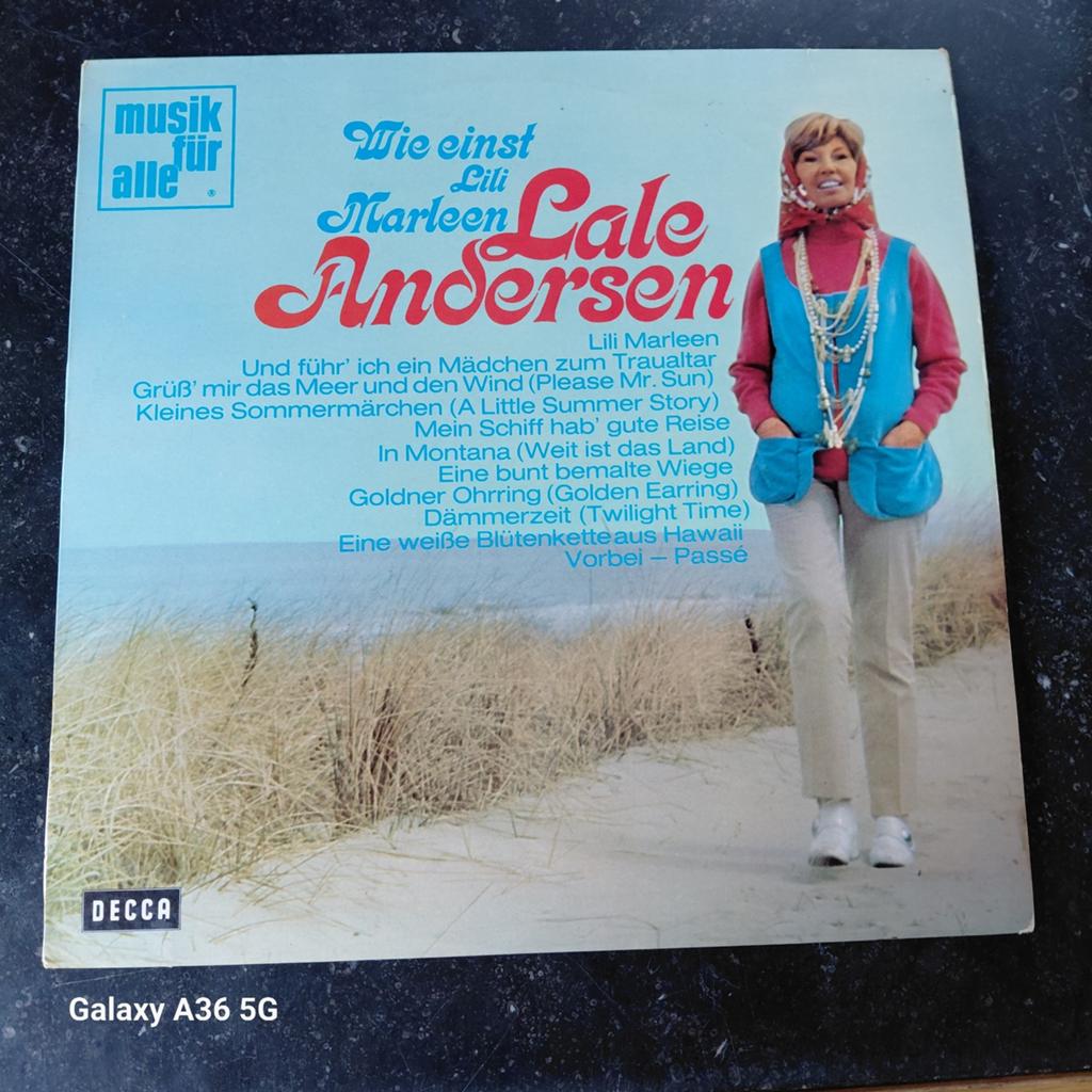 Lale Andersen - Wie einst Lili Marleen (LP, Decca), Ophalen of Verzenden, 1960 - 1969, Gebruikt, 12 inch