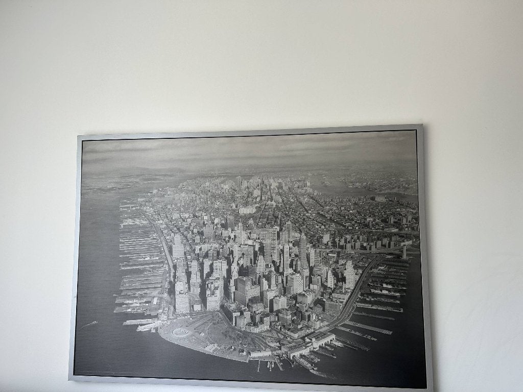 Schilderij New York, Huis en Inrichting, Woonaccessoires | Schilderijen, Tekeningen en Foto's, Ophalen, 125 cm of meer, Zo goed als nieuw