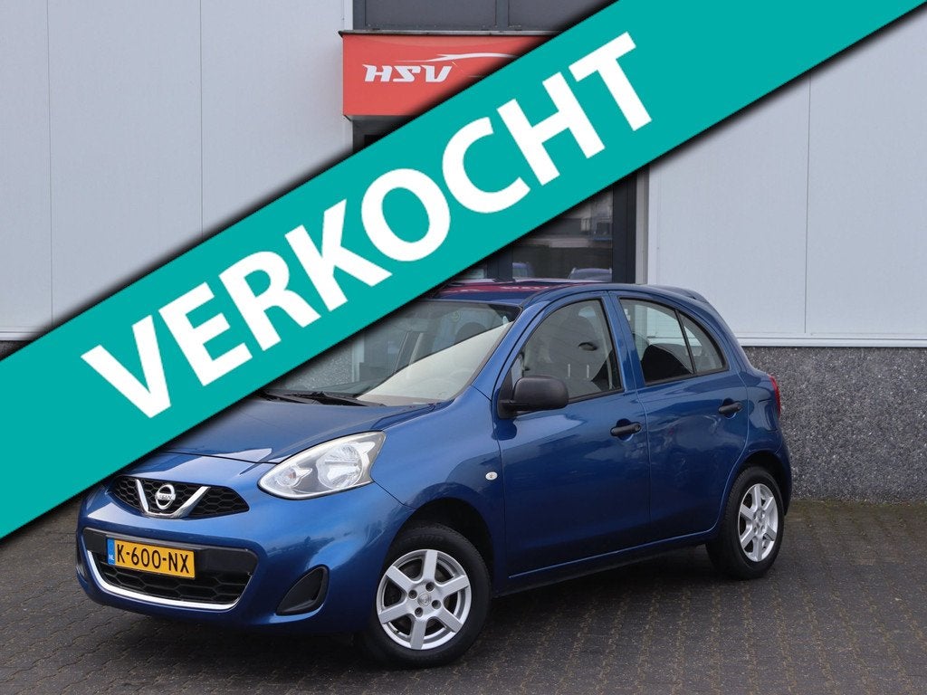 Nissan Micra 1.2 Acenta airco LM 4-deurs, Auto's, Nissan, Voorwielaandrijving, Euro 5, Gebruikt, 31 €/maand