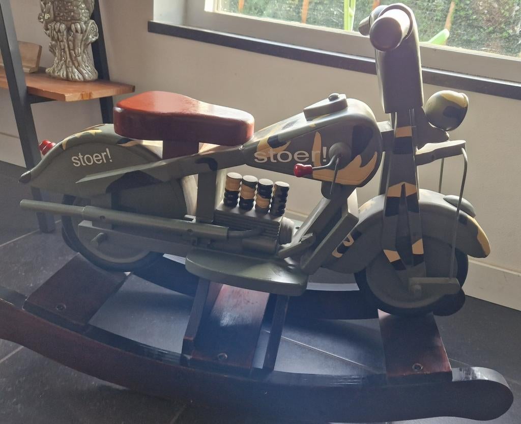 Stoere Hobbelmotor - Camouflage Design, Ophalen