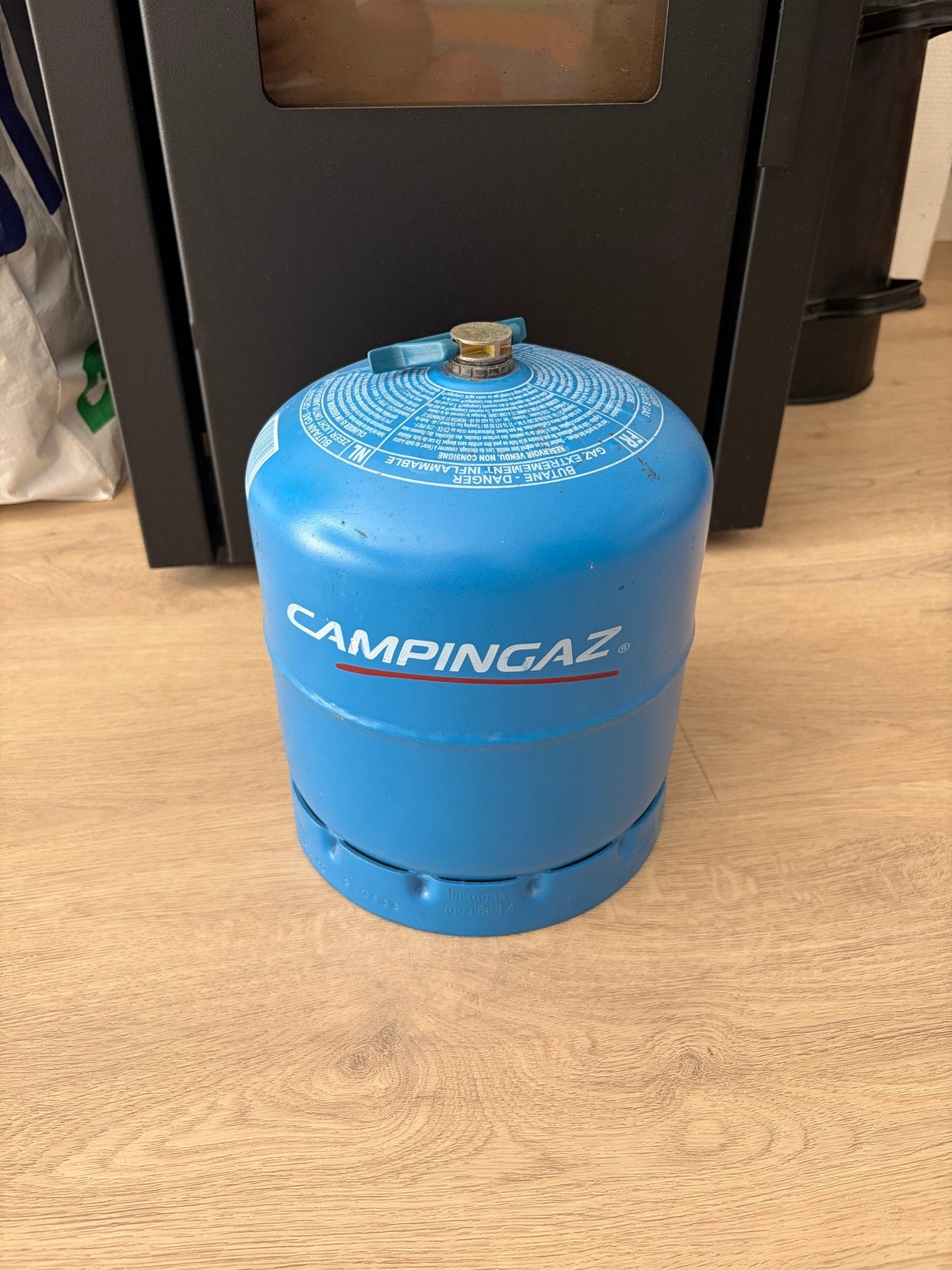 Campingaz gasfles 907 met 1/3 vulling, Caravans en Kamperen, Kampeeraccessoires, Ophalen, Gebruikt