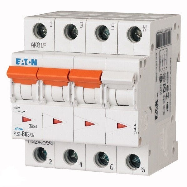 Automaat B63A 3P+N 6kA, Verzenden, Nieuw