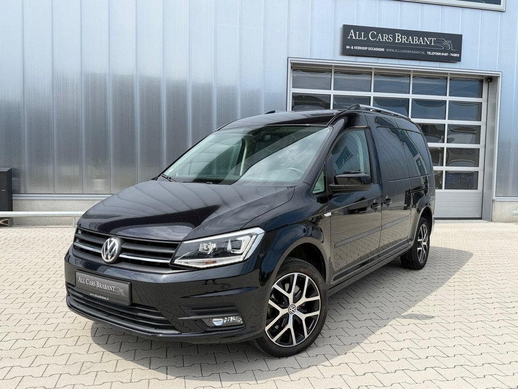 Volkswagen Caddy Maxi 1.4 TSI Comfortline / Led / navi / Cam, Auto's, Volkswagen, Stof, Gebruikt, Zwart, 4 cilinders