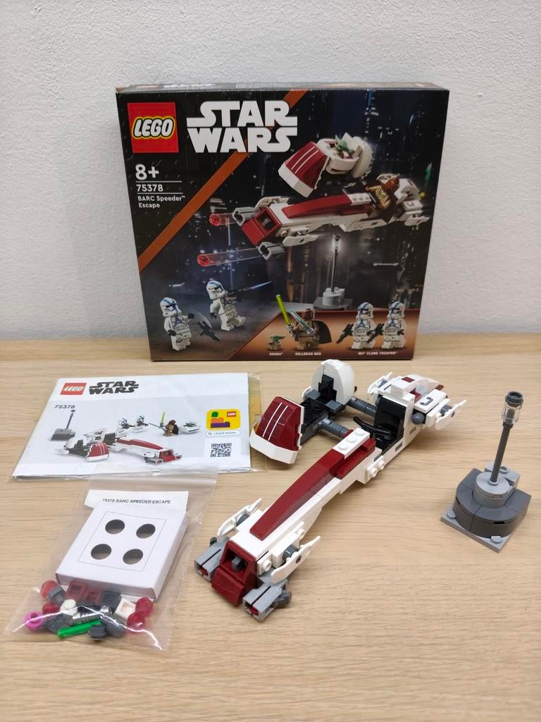 Lego Star Wars - 75378 - BARC Speeder Escape, Ophalen, Star Wars, Lego, Zo goed als nieuw