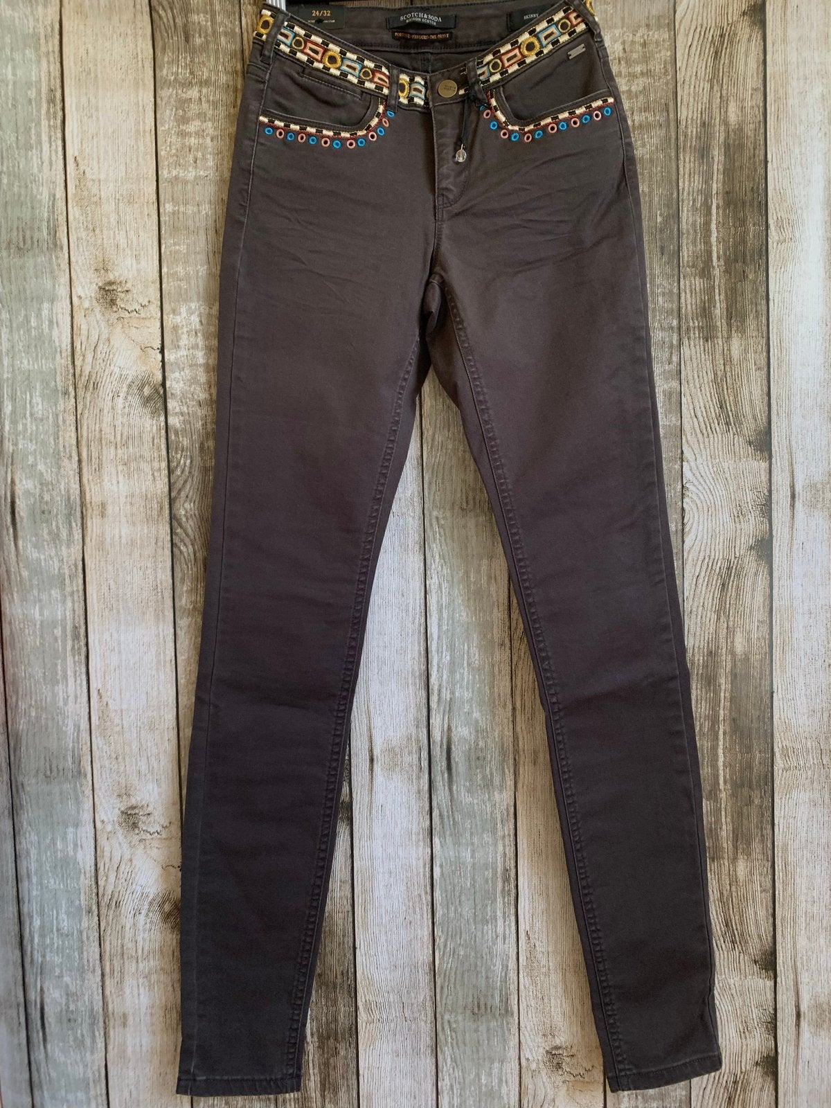 Super gave grijze jeans van Maison Scotch (Maat W24/L32), Kleding | Dames, Verzenden, Nieuw, Grijs, W27 (confectie 34) of kleiner