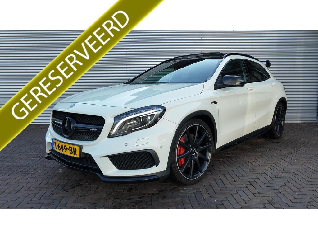 Mercedes-Benz GLA AMG 45 4MATIC PANORAMADAK (bj 2016), Automaat, Gebruikt, 4 cilinders, Met garantie (alle)