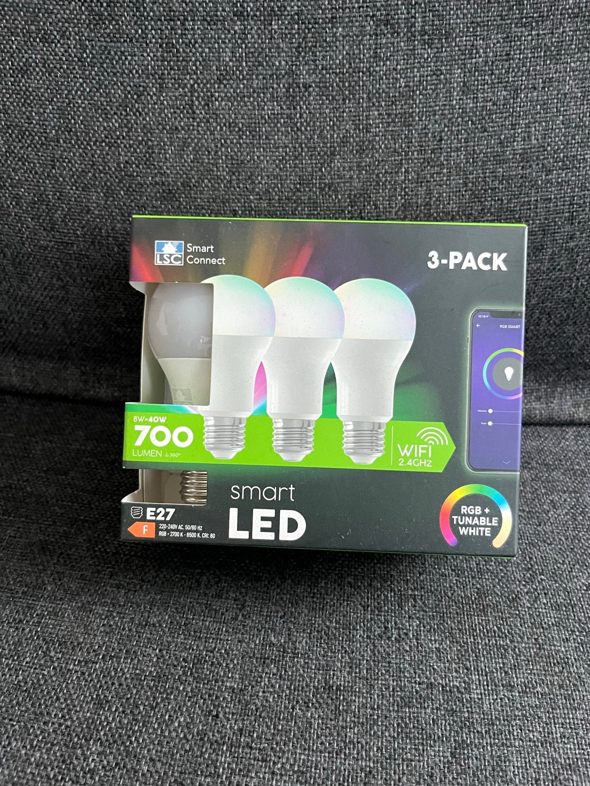 NIEUW - LSC Smart Connect LED Lampen 3-pack, Overige merken, Kunststof, Meerkleurig, Nieuw