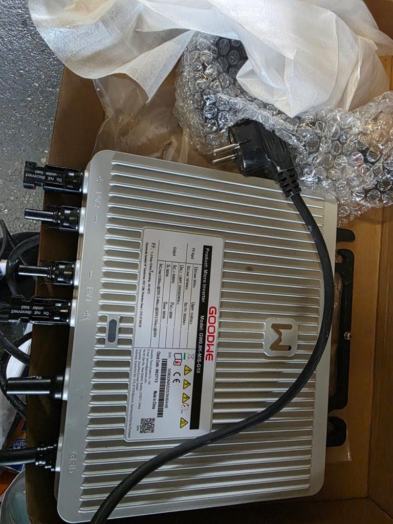 Omvormer Goodwe Micro-inverter I 800 W I Single Phase, Doe-het-zelf en Verbouw, Elektra en Kabels, Ophalen of Verzenden, Nieuw