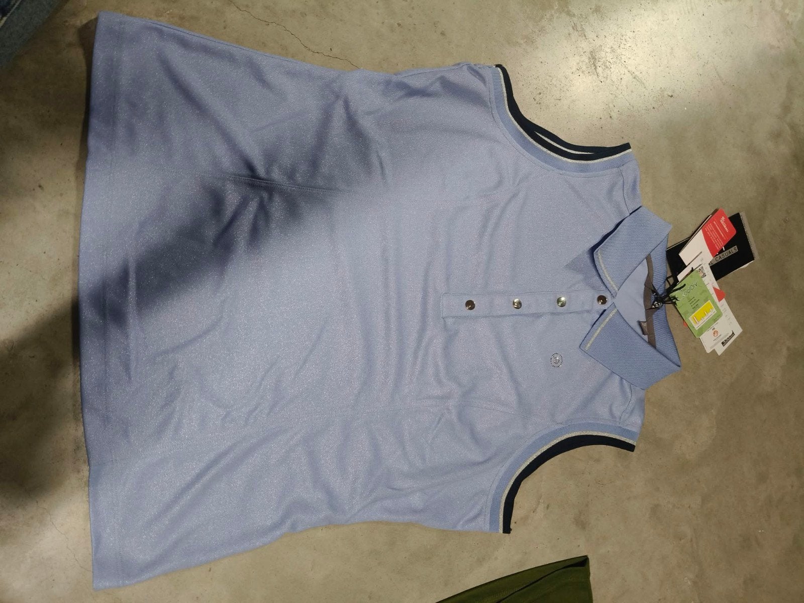 paardrij shirt Anky maat L Nieuw, Dieren en Toebehoren, Paardrijkleding, Blauw, Nieuw, Ophalen of Verzenden, Dames