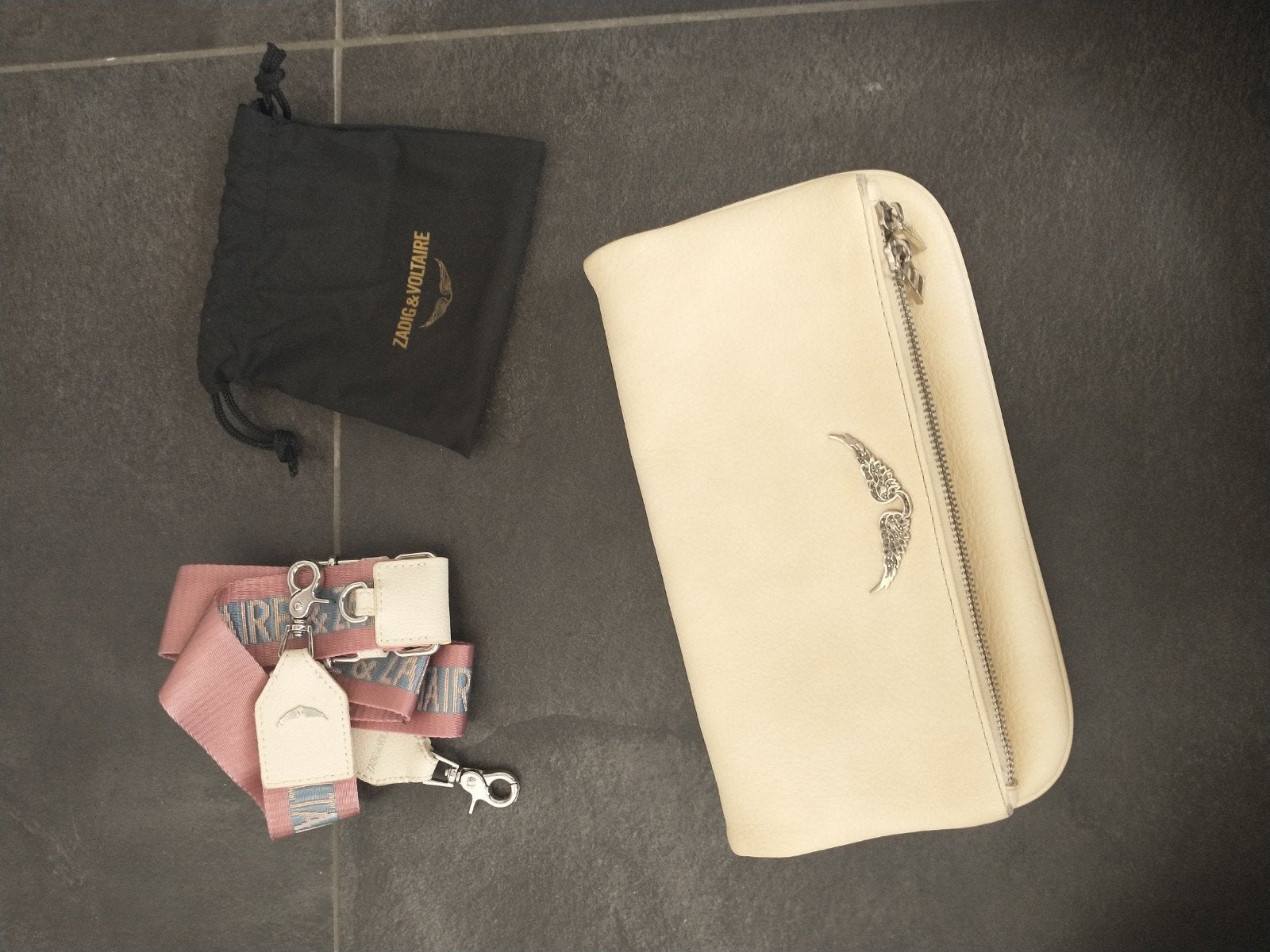 Nieuwe originele Zadig & Voltaire tas, Sieraden, Tassen en Uiterlijk, Ophalen of Verzenden, Nieuw, Beige, Schoudertasje